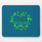 Happy St. Patrick's Day Funny Saint Patrick Irish  マウスパッド (正面)