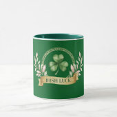 Happy St Patrick's Day Good Luck Beer Mug マグカップ (中央)