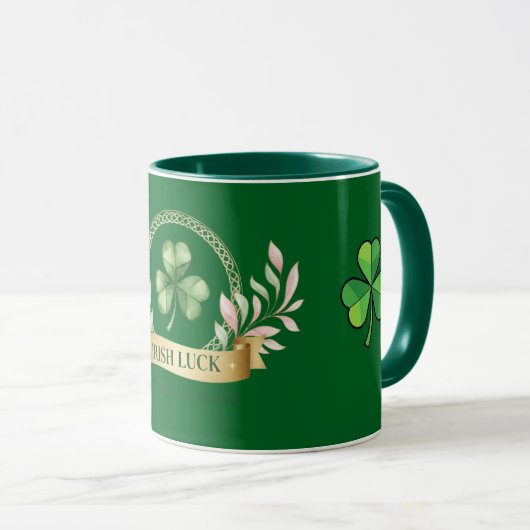 Happy St Patrick's Day Good Luck Beer Mug マグカップ (正面右)