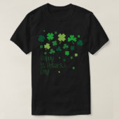 Happy St Patricks Day Green Clover Leaf Green Holi Tシャツ (デザイン正面)