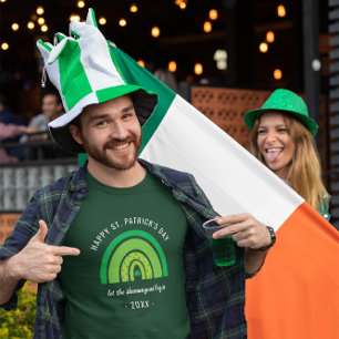 Happy St Patricks Day Green Rainbow Irish Shamrock Tシャツ