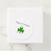 Happy St. Patrick's day green shamrock name  フェイバータグ (インサイチュ)