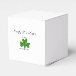 Happy St. Patrick's day green shamrock name  フェイバーボックス