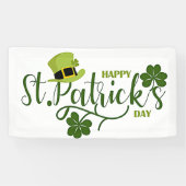 Happy St. Patrick's Day greeting 横断幕 (横)