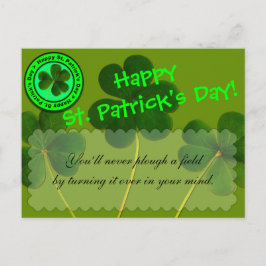 Happy St. Patrick's Day Greeting Wishes ポストカード