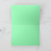 Happy St. Patrick's Day Greetings カード (内部)