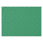 "Happy St. Patrick's Day" Hand-,書 Shamrocks テーブルクロス (正面(横))