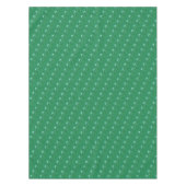 "Happy St. Patrick's Day" Hand-,書 Shamrocks テーブルクロス (正面)
