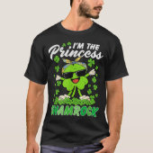 Happy St Patrick's Day I'm The Princess Shamrock I Tシャツ (正面)