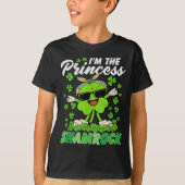 Happy St Patrick's Day I'm The Princess Shamrock I Tシャツ (正面)