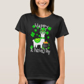 Happy St Patrick's Day Irish Shamrock Leprechaun Tシャツ (正面)