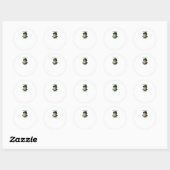 Happy St. Patrick's Day...irish You Will Sticker ラウンドシール (シート)