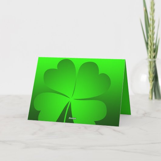 Happy St Patrick's Day Leprechaun Add Photo HGC3 カード (裏面)