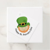 Happy St. Patrick's Day leprechaun and shamrock フェイバータグ (インサイチュ)