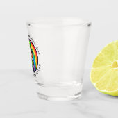 Happy St Patrick's Day Leprechaun with Green Beer ショットグラス (右)