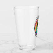 Happy St Patrick's Day Leprechaun with Green Beer タンブラーグラス (右)