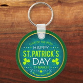 HAPPY ST. PATRICK'S DAY, "LUCK OF THE IRISH" キーホルダー (正面)