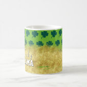 Happy St Patricks Day Lucky Mom Mama Lips コーヒーマグカップ (中央)