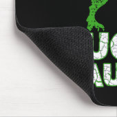 Happy St Patricks Day Luckysaurus Dinosaur Shamroc マウスパッド (コーナー)