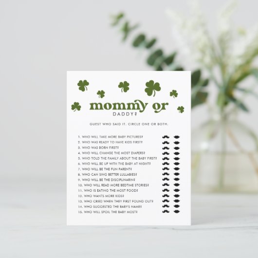 Happy St. Patrick's Day Mommy or Daddy (スタンド正面)