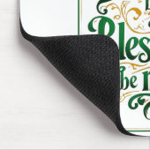 Happy St. Patrick's Day Motivational Quote Apparel マウスパッド (コーナー)