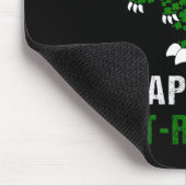 Happy St Patricks Day Patrex T-rex Dinosaur Funny  マウスパッド (コーナー)