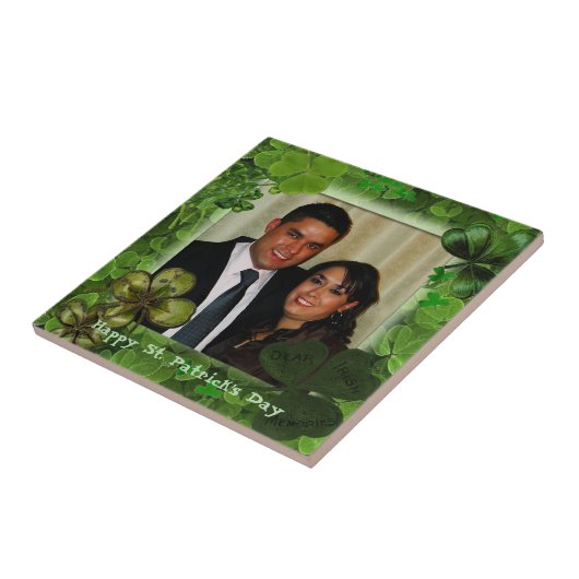 Happy St. Patrick's Day Photo タイル (側面)