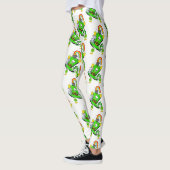 Happy St. Patrick's Day Rabbit Leggings レギンス (左)