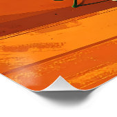 Happy St. Patrick's Day Shamrock Martini  ポスター (コーナー)