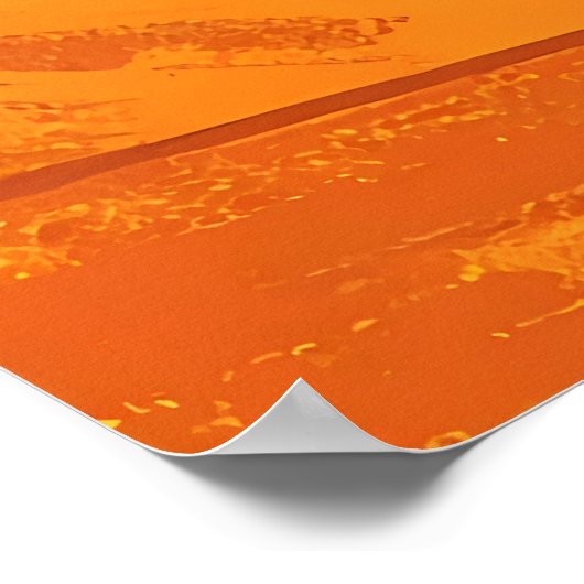 Happy St. Patrick's Day Shamrock Martini ポスター (角)