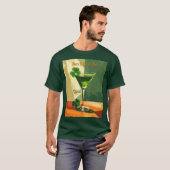 Happy St. Patrick's Day Shamrock Martini  Tシャツ (正面フル)