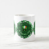 Happy St. Patrick's Day Shamrock Wreath Mug コーヒーマグカップ (中央)