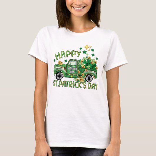 Happy St. Patrick's Day Shirt, St. Patrick's Day Tシャツ (正面)