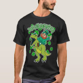 Happy St Patricks Day St Pat Rex Rex Leprechaun Sh Tシャツ (正面)