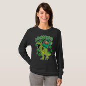 Happy St Patricks Day St Pat Rex Rex Leprechaun Sh Tシャツ (正面フル)