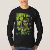 Happy St Patricks Day St Pat Rex Rex Shamrock C Tシャツ (正面)