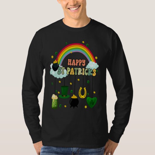 Happy St Patricks Day St Pattys Shamrock Irish C Tシャツ (正面)