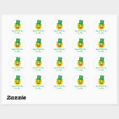 Happy St. Patricks Day Sticker- EMOJI ラウンドシール (シート)