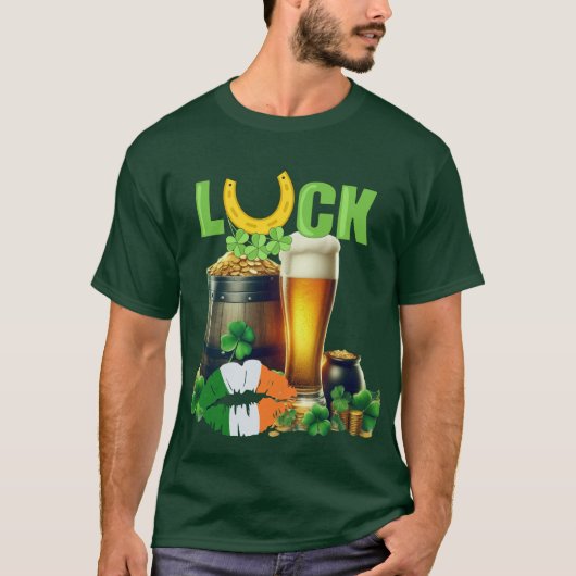 "Happy St. Patrick's Day! Tシャツ (正面)