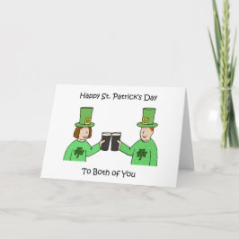 Happy St Patrick's Day to Both You カード