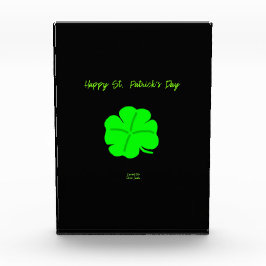 Happy St. Patrick's Day Vertical Photo Block フォトブロック