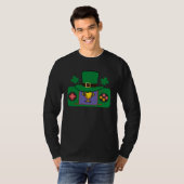 Happy St Patricks Day Video Game Controller Irish Tシャツ (正面フル)
