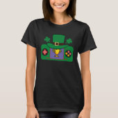 Happy St Patricks Day Video Game Controller Irish  Tシャツ (正面)