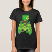 Happy St Patrick's Day  Video Game Lucky Shamrock  Tシャツ (正面)