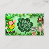 Happy St. Patrick's Day with our Helena エンクロージャーカード (裏面)