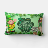 Happy St. Patrick's Day with our Helena ランバークッション (裏面)
