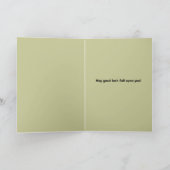 Happy St. Patrick's For Anyone Day Cat in Bow Tie シーズンカード (内部)