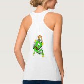 Happy St. Patrick's Rabbit Tank Top タンクトップ (裏面)