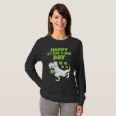 Happy St Patricks T Rex Day Women Men Boy Girl Kid Tシャツ (正面フル)