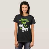 Happy St Patricks T Rex Day Women Men Boy Girl Kid Tシャツ (正面フル)